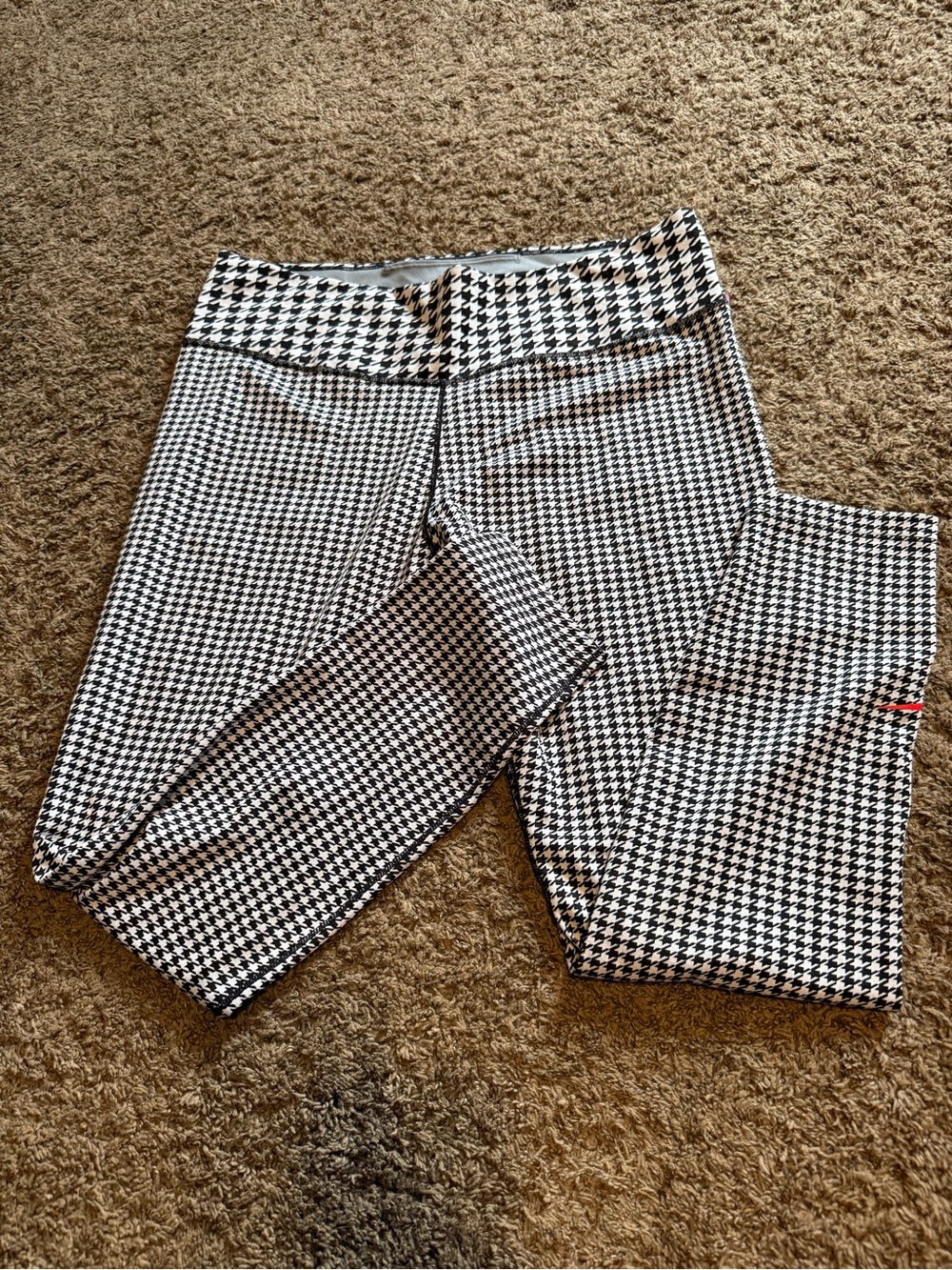 Nike Black and White Houndstooth Leggings